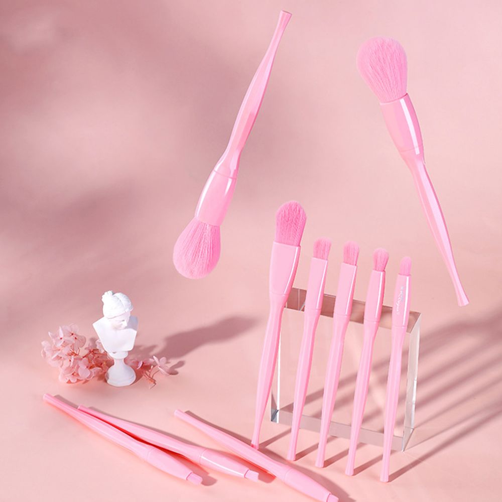 4 Styles, 10-Piece Makeup Brush Set