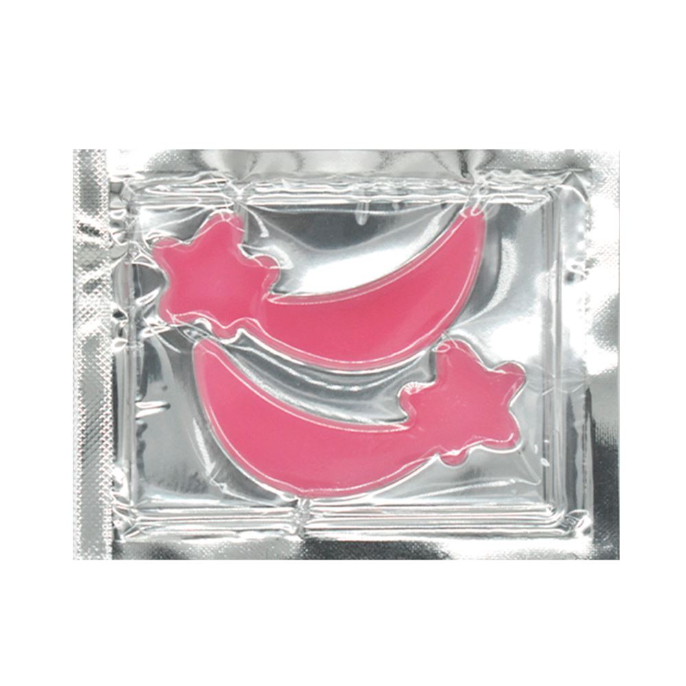 Mascarilla de hidrogel para ojos con 12 colores de estrellas para reducir las arrugas y las ojeras.