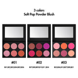 3 Colors Soft Pop Powder Blush【30-100-200PCS Free Shipping & Free Print Logo】