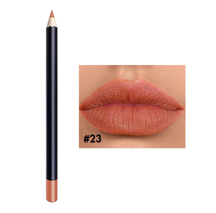 25 color black tube lip liner