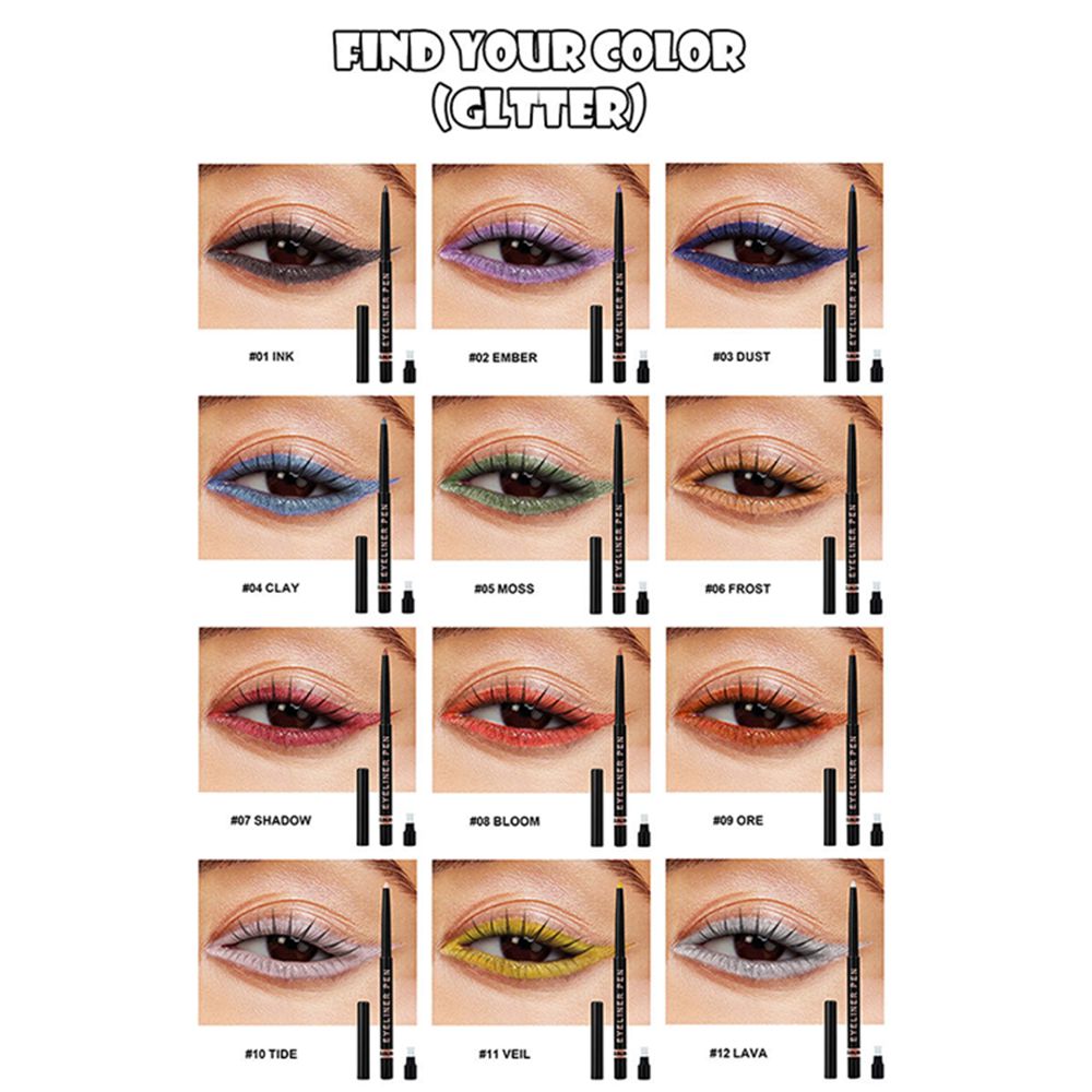 24 Colors Long-lasting Non-fading Eyeliner