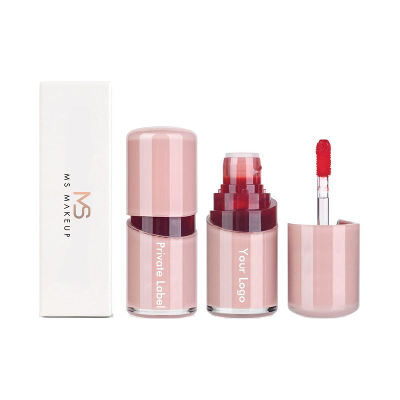 4 Colors  Moisturizing Peel Off Lip Tint Custom Logo Lip Gloss Long Lasting Waterproof Liquid Matte Gloss
