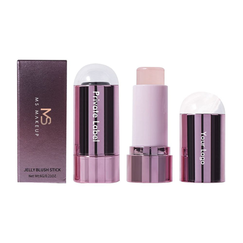 Rubor en barra de 6 colores que cambia de temperatura