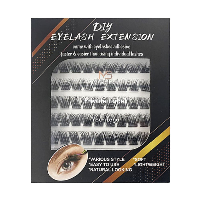 DIY Eyelash Set Curly Ultra Soft Single Cluster Eyelashes
