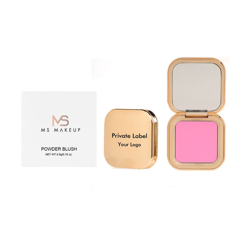 8 Colors Gold Box Blush Powder