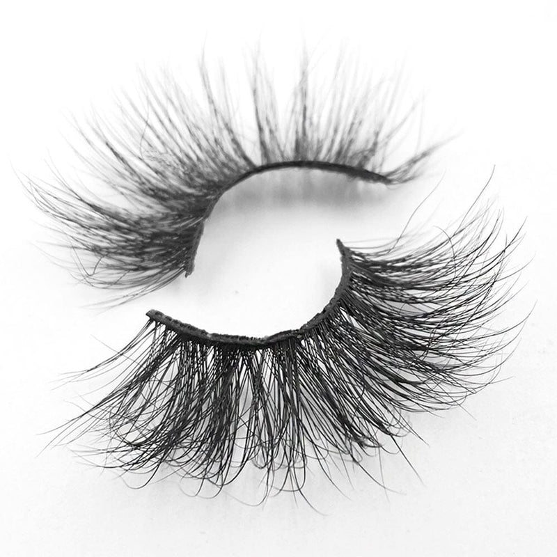 25mm 5D Cross Thick Mink Hair False Eyelashes #34-36