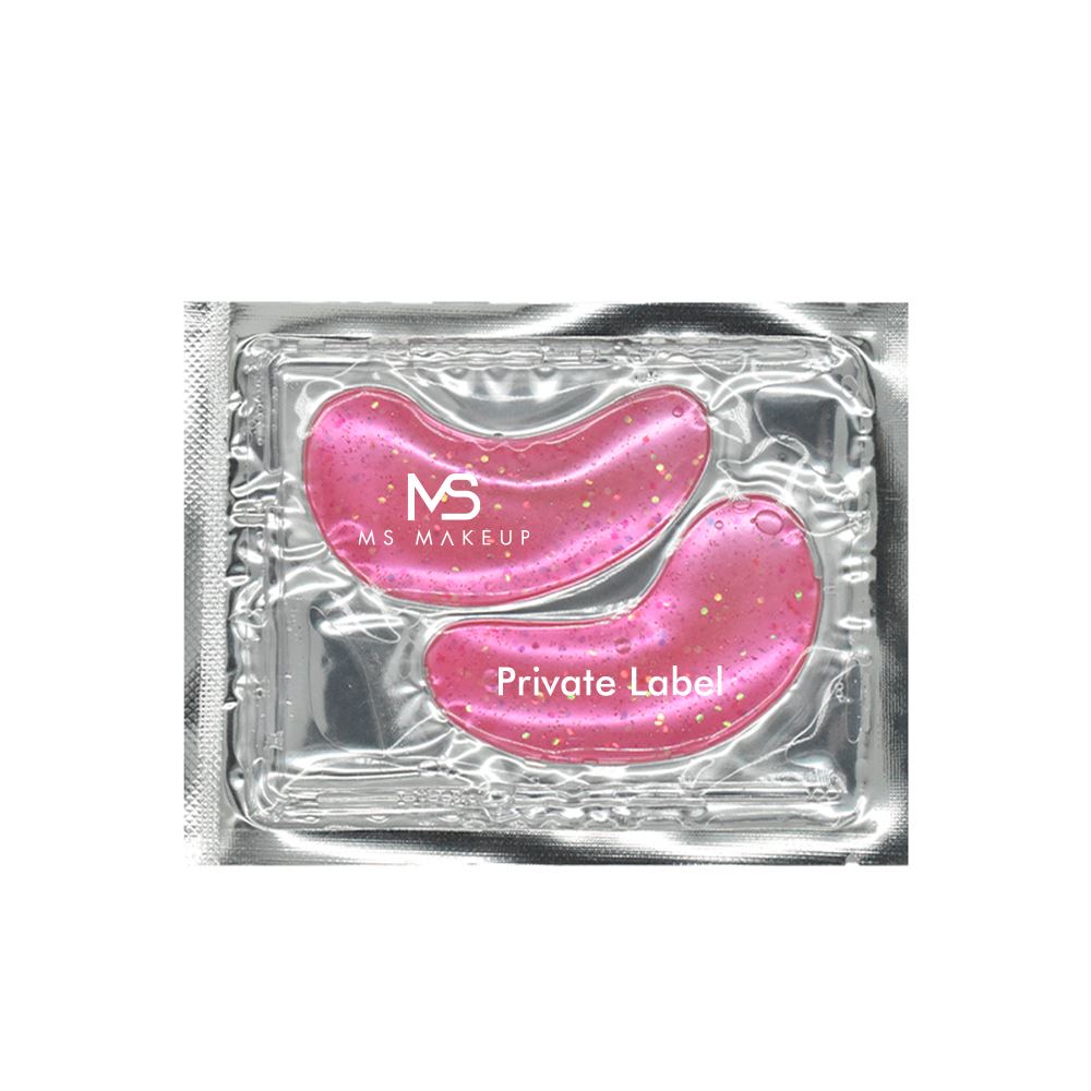 12 Farben straffende Kristall-Augenmaske zur Reduzierung von Augenfalten Kollagen-Augenmaske