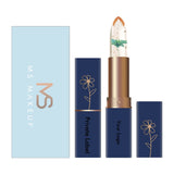 6 Colors Gold Foil Small Flower Color Changing Moisturizing Lipstick