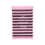 10 Rows Of Thick And Curled Diy Eyelashes 8mm-16mm