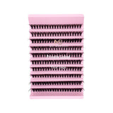 10 rows of thick and curled DIY eyelashes 8mm-16mm