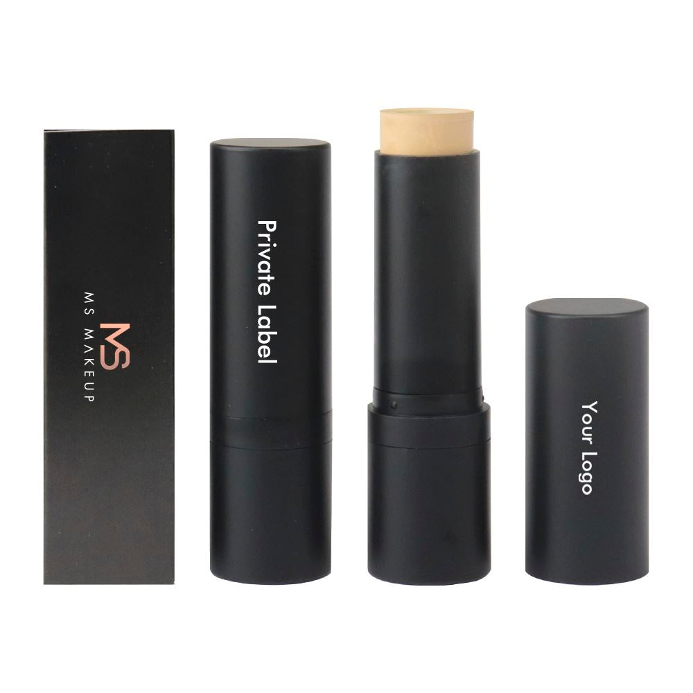 Base de maquillaje en barra, corrector en barra y contorno en barra de 9 colores de doble punta