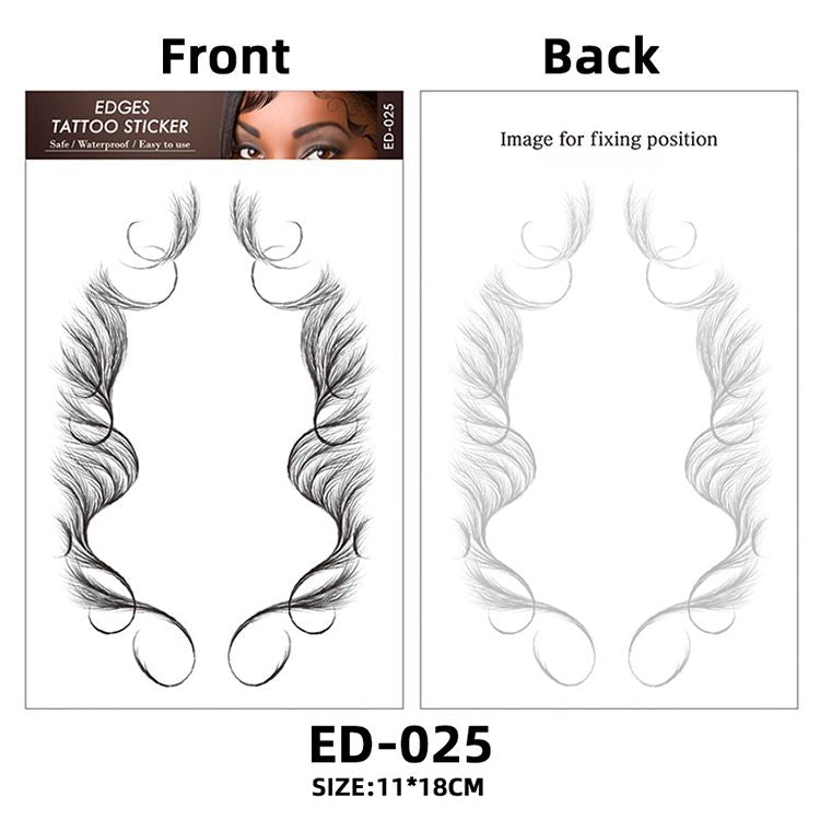 31 Kinds of Tattoo Stickers Hairline Edge Stickers