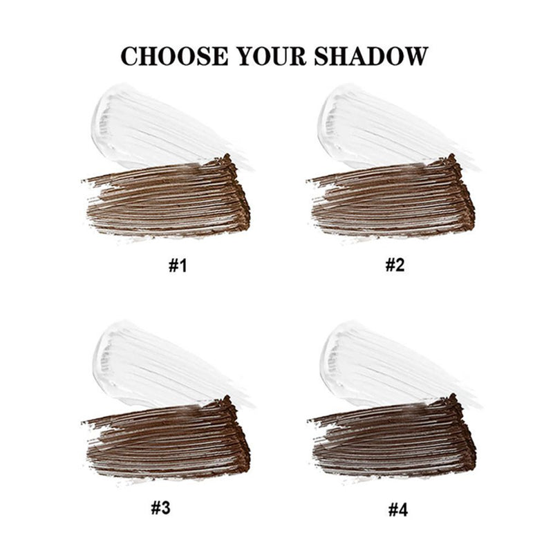4 Colors Double-ended Eyebrow Tint & Transparent Eyebrow Gel