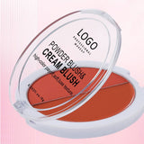6-Color Dual-Blend Powder Blush & Cream Blush