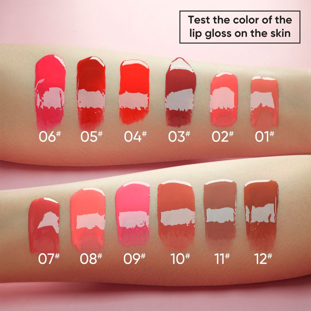 12 Colors Moisturizing Liquid Lip Gloss