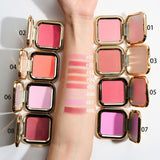 8 Colors Gold Box Blush Powder