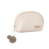 Mini bolsa de cosméticos semicircular para tartas de 6 colores