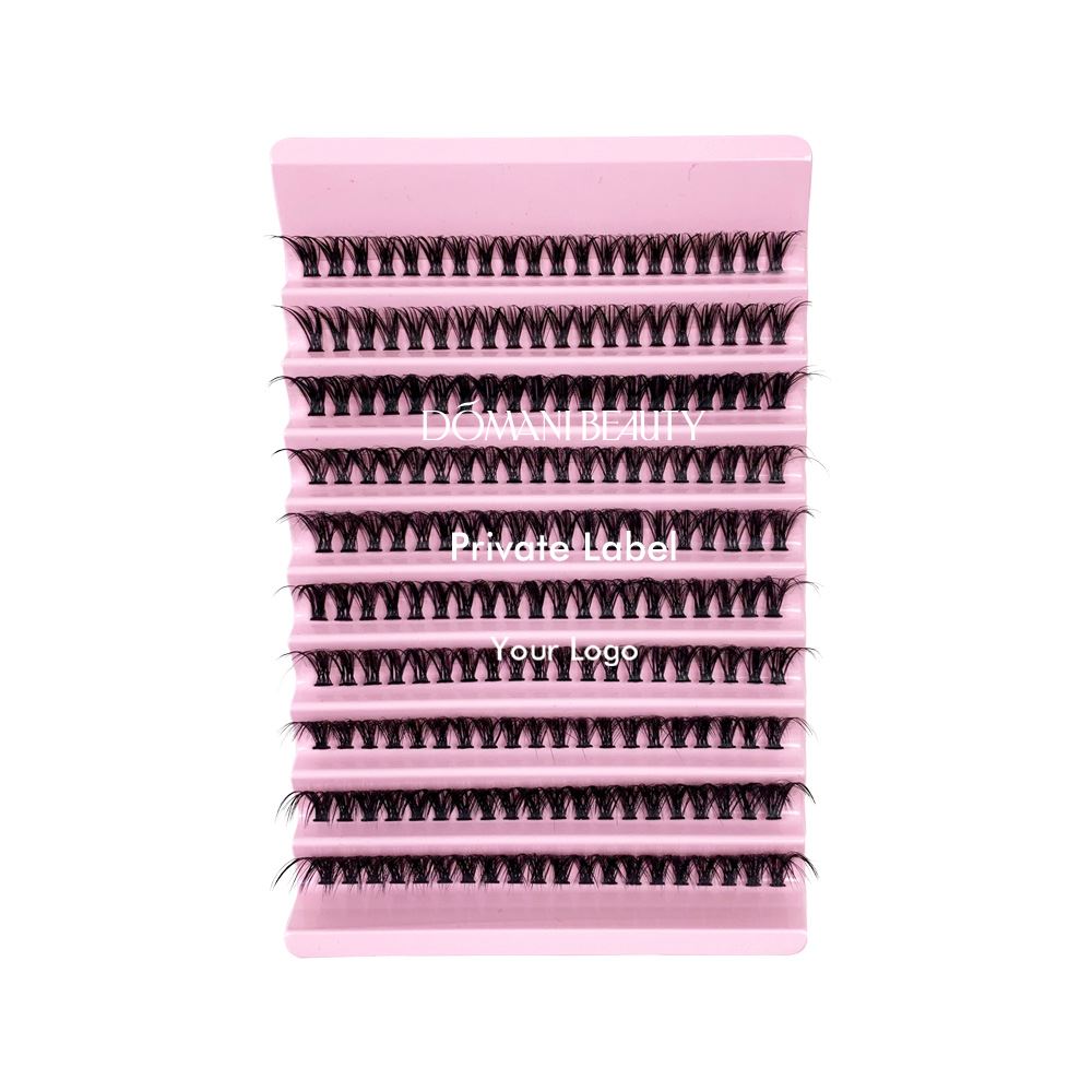 10 Rows Of Thick And Curled Diy Eyelashes 8mm-16mm