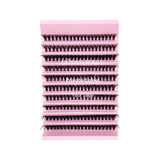 10 Rows Of Thick And Curled Diy Eyelashes 8mm-16mm