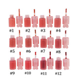 12 Colors Of Moisturizing Liquid Lip Gloss