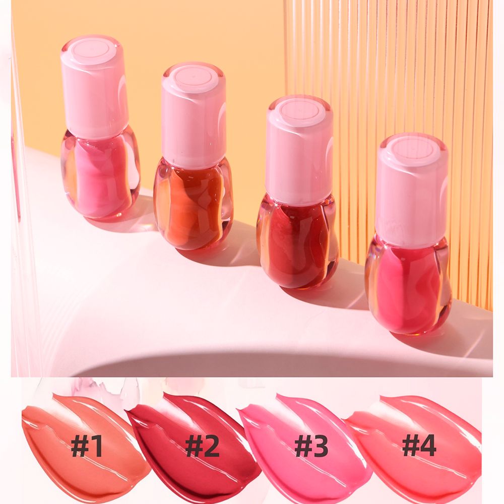 4 Colors Eye/Lip/Cheek 3-in-1 Rouge Liquid Blush