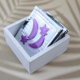 Mascarilla de hidrogel para ojos con 12 colores de estrellas para reducir las arrugas y las ojeras.