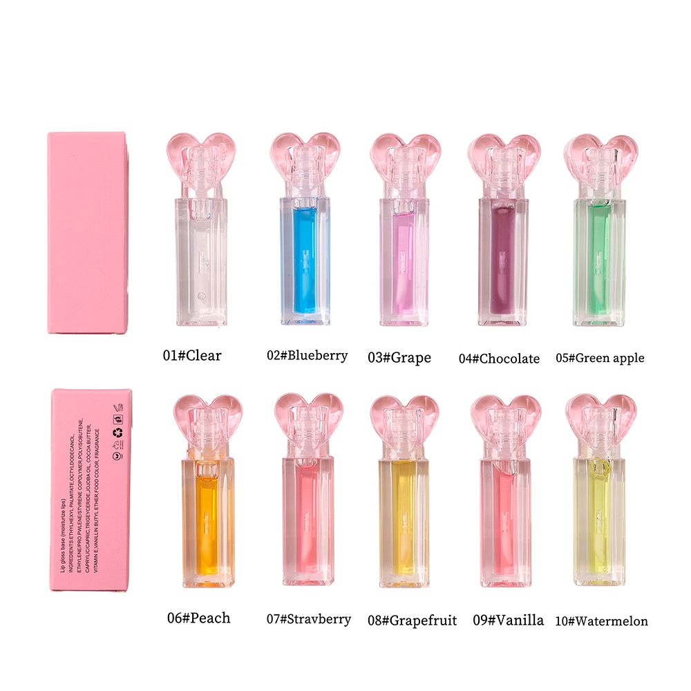10 Colors Moisturizing Nourishing Fruit Flavor Lip Oil