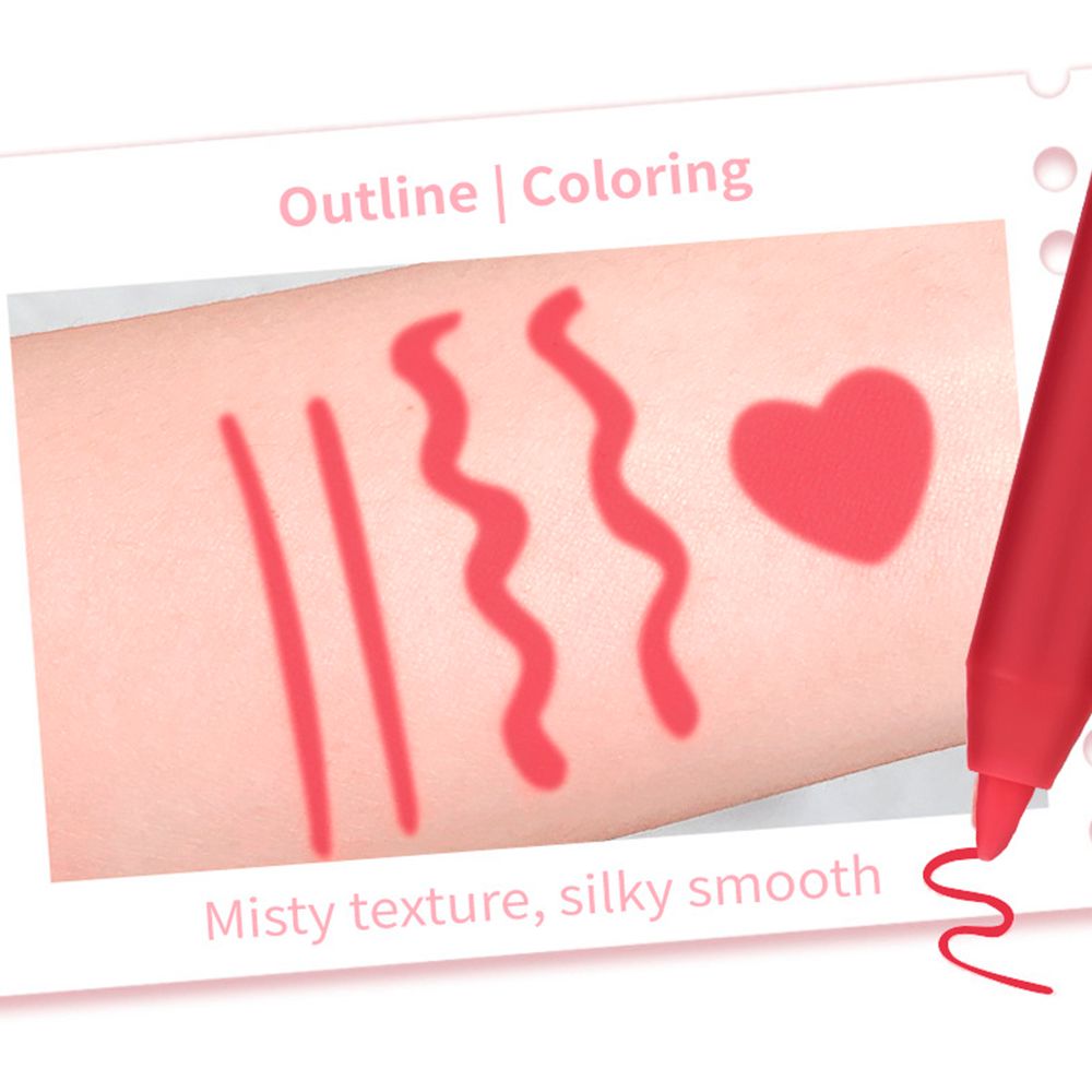 20 Colors Matte Waterproof Twist Lip Liner