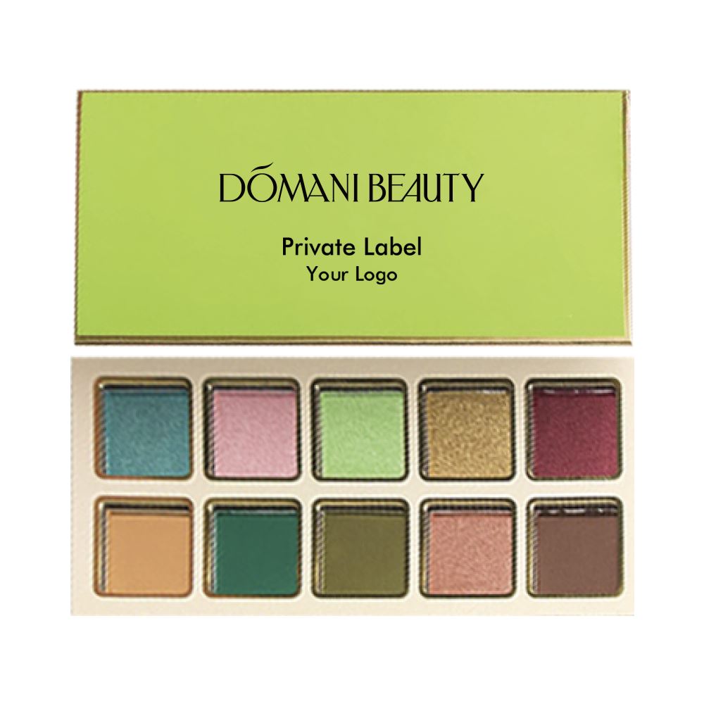 Lidschattenpalette mit 10 Farben