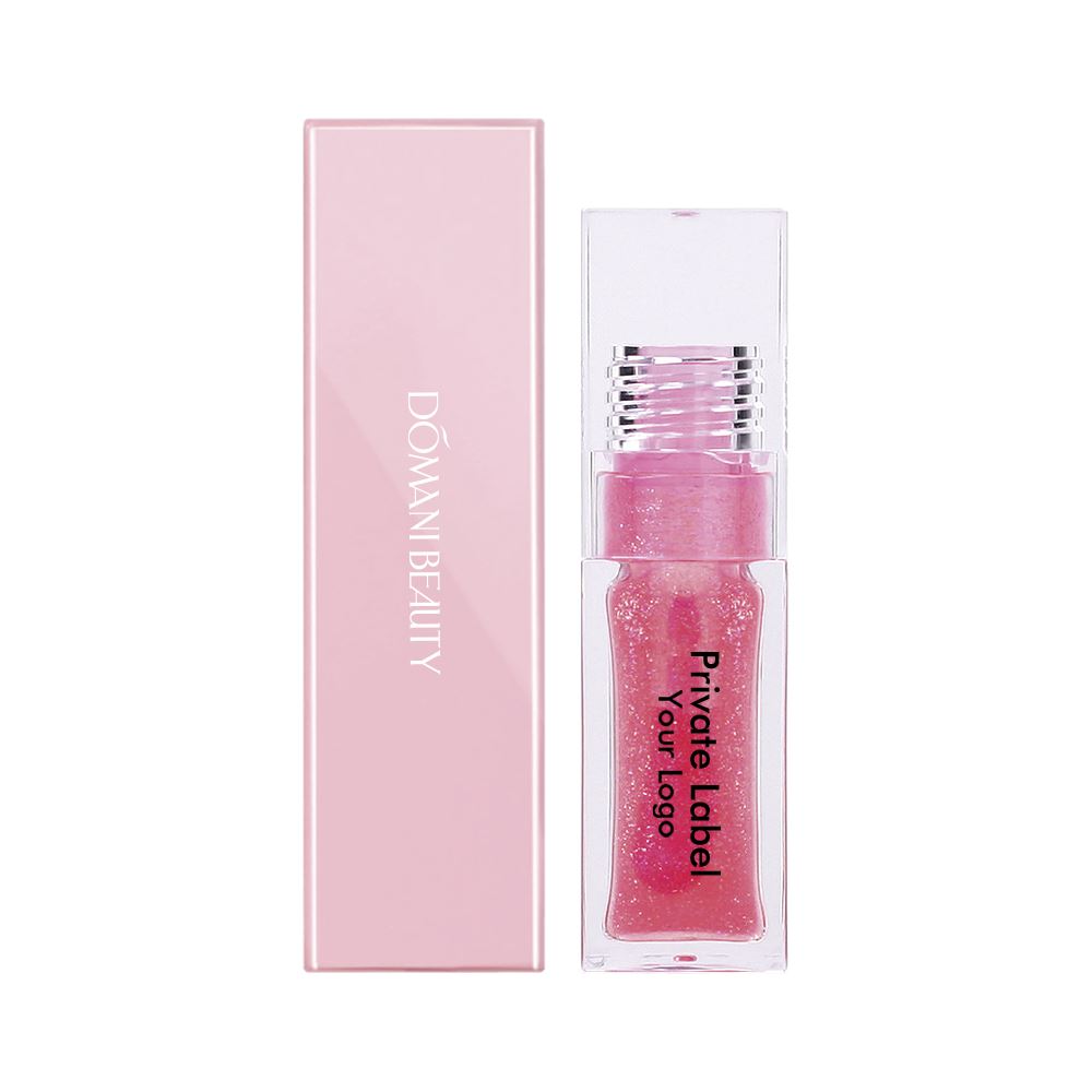 7-Color Transparent Square Tube Lip Oil