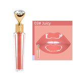 10 Colors Diamond Gold Lid Lip Gloss / Beauty Lipgloss Wholesale