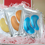 12 Farben straffende Kristall-Augenmaske zur Reduzierung von Augenfalten Kollagen-Augenmaske