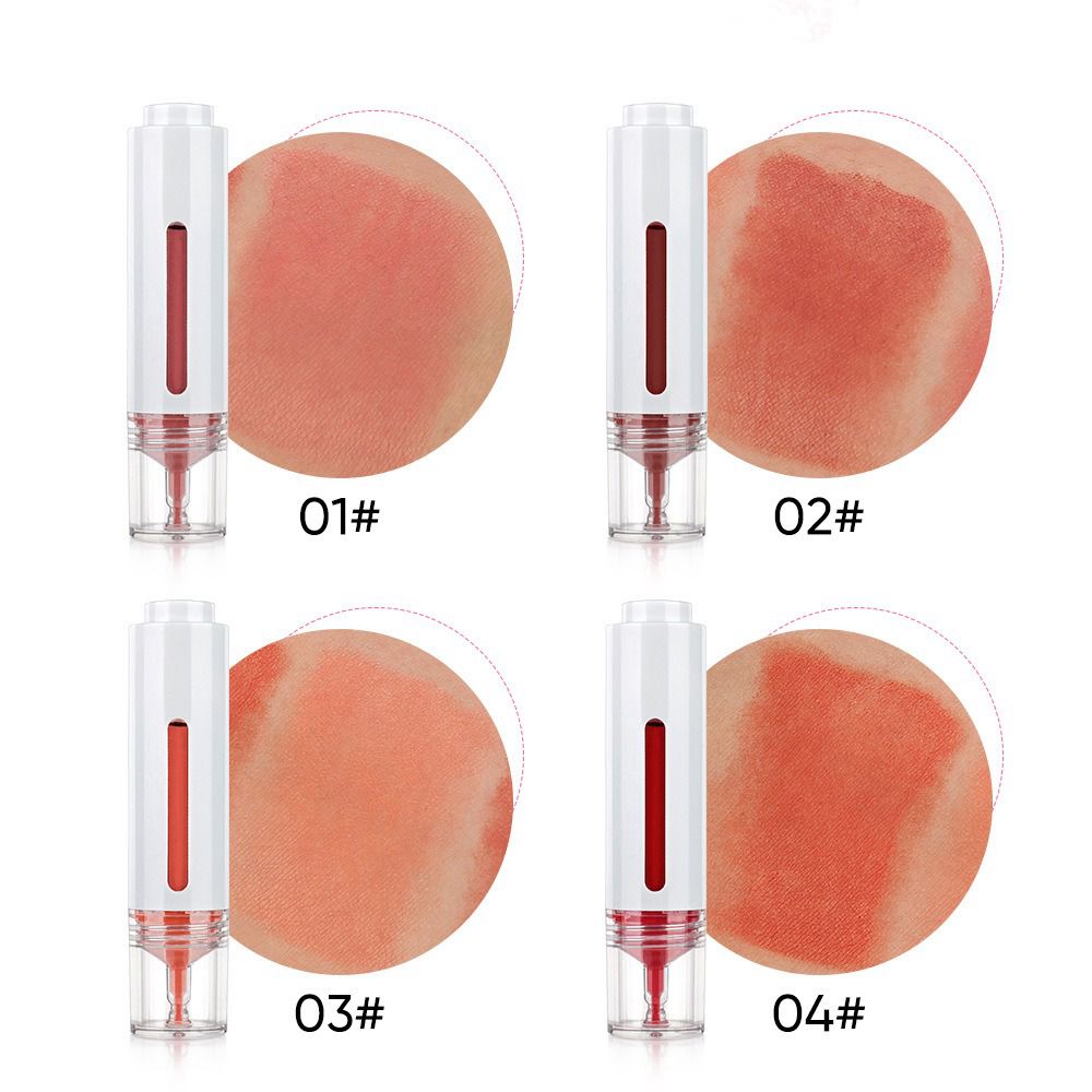 4-color Press-on Matte Liquid Blush