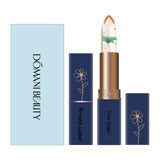 6 Colors Gold Foil Small Flower Color Changing Moisturizing Lipstick