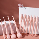 4 Styles, 10-Piece Makeup Brush Set
