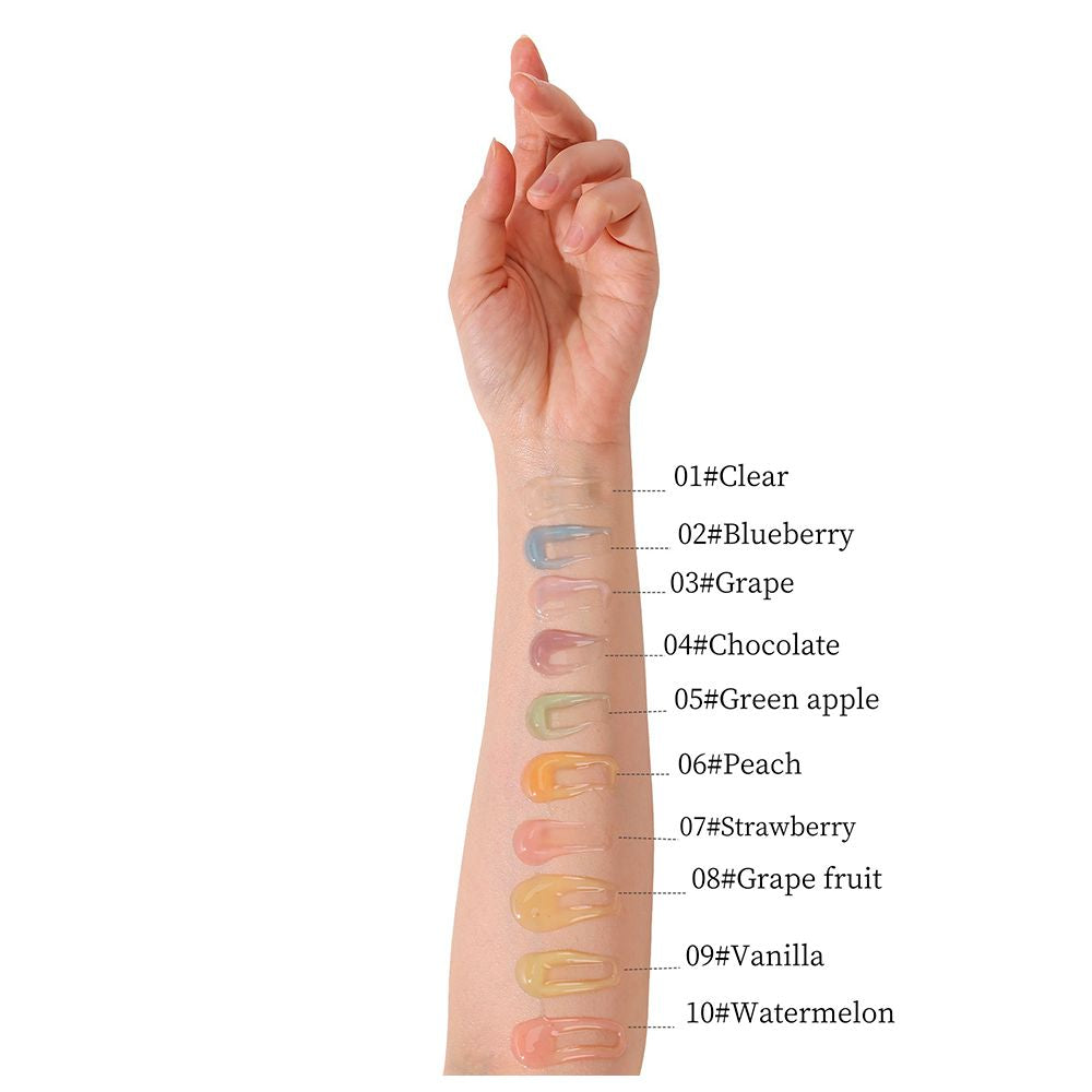 10 Colors Moisturizing Nourishing Fruit Flavor Lip Oil