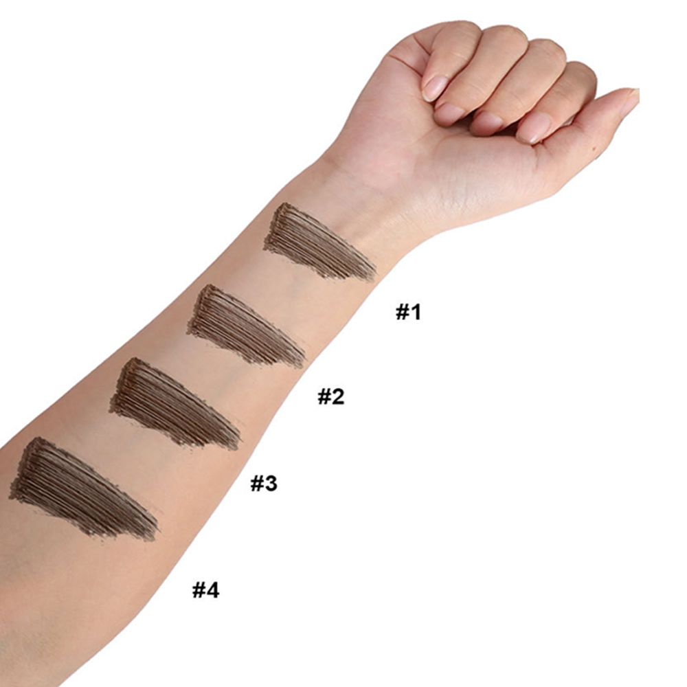 4 Colors Double-ended Eyebrow Tint & Transparent Eyebrow Gel