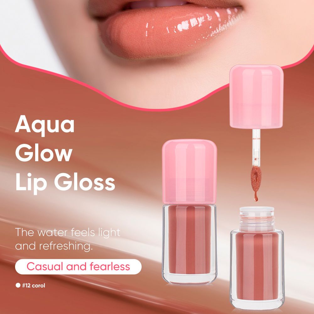 12 Colors Moisturizing Liquid Lip Gloss