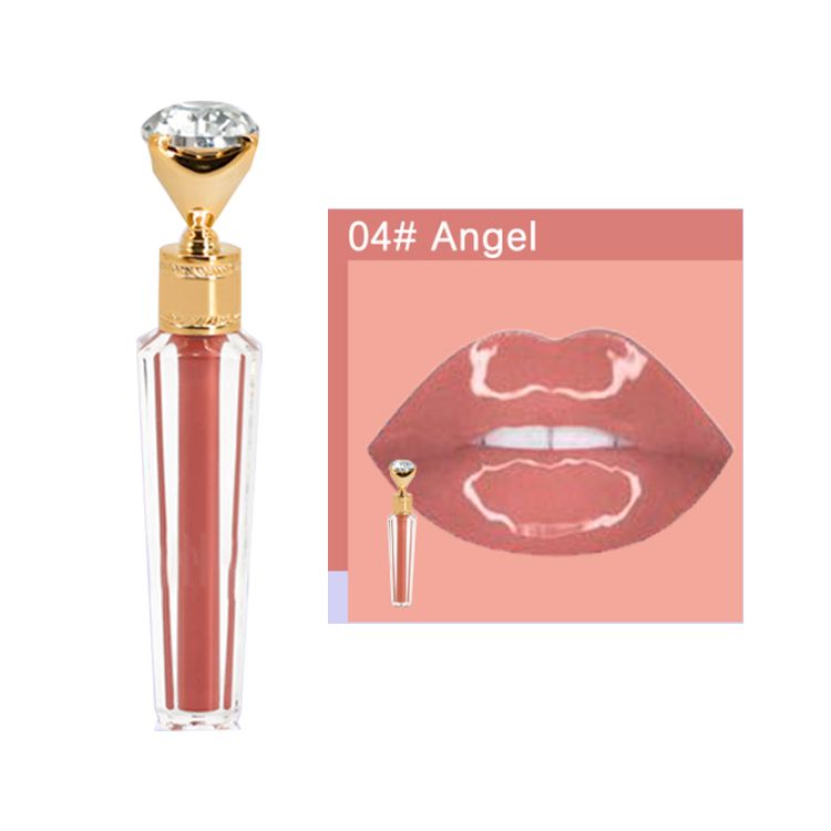 10 Colors Diamond Gold Lid Lip Gloss / Beauty Lipgloss Wholesale