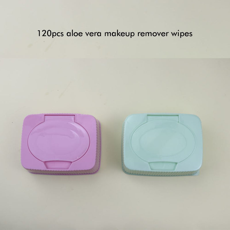 120PCS Aloe Vera Makeup Remover Wipes