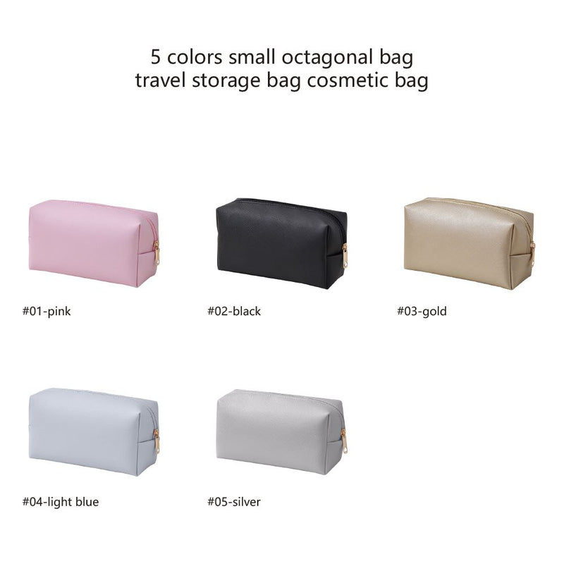 5 Colors Small Octagonal Bag Travel Storage Bag Cosmetic Bag