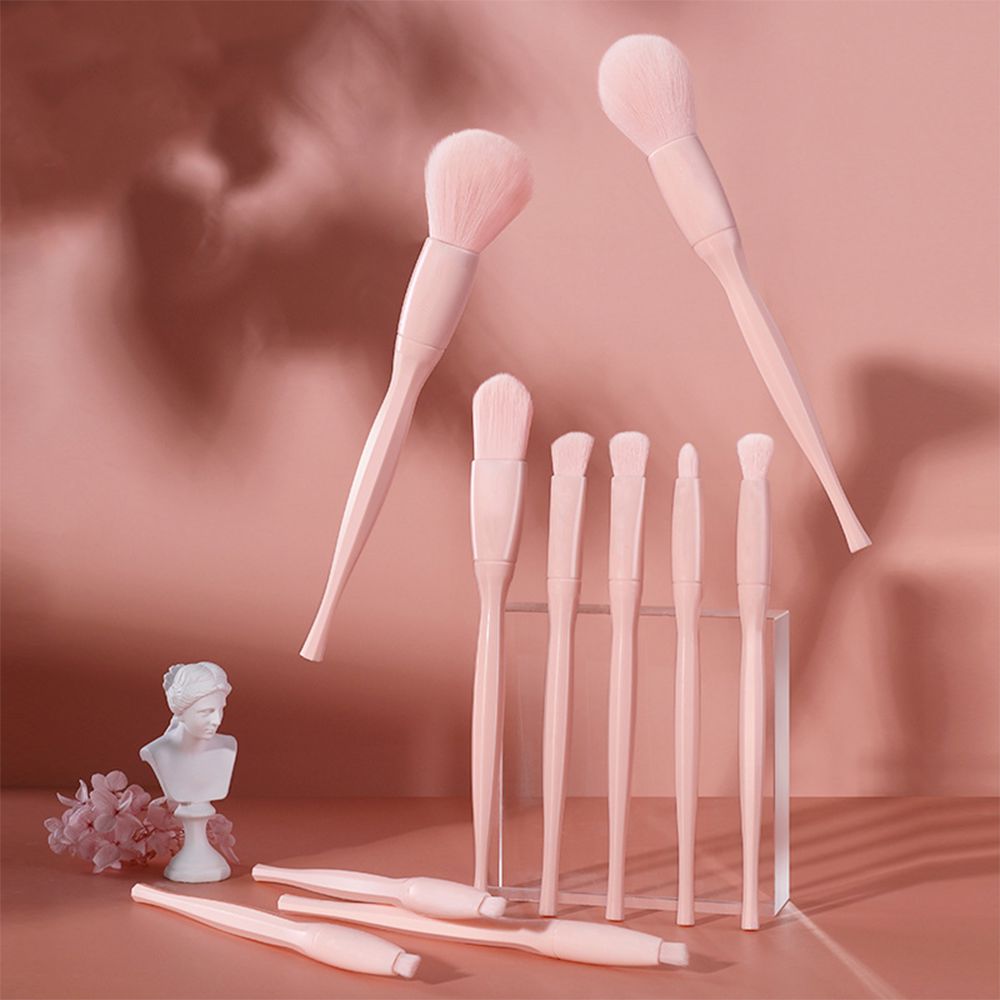 4 Styles, 10-Piece Makeup Brush Set (Including Makeup Bag)