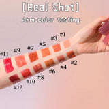 12 Colors Of Moisturizing Liquid Lip Gloss