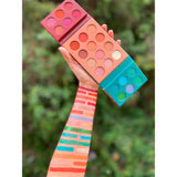 24 Colors Double-open Foldable Mixed Color Eyeshadow Palette