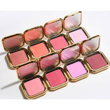 8 Colors Gold Box Blush Powder