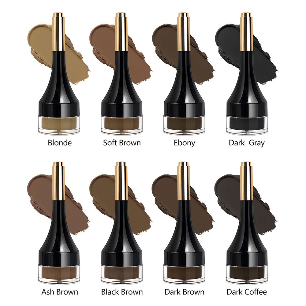 8-Color Waterproof Eyebrow Dye Cream