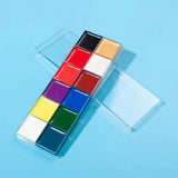 12 Color Oil Colored Human Body Painting Pigment