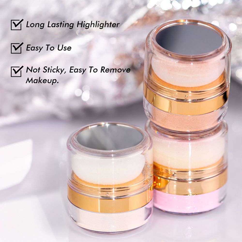 10 Colors Of High-gloss Glitter Powder (With Mirror)