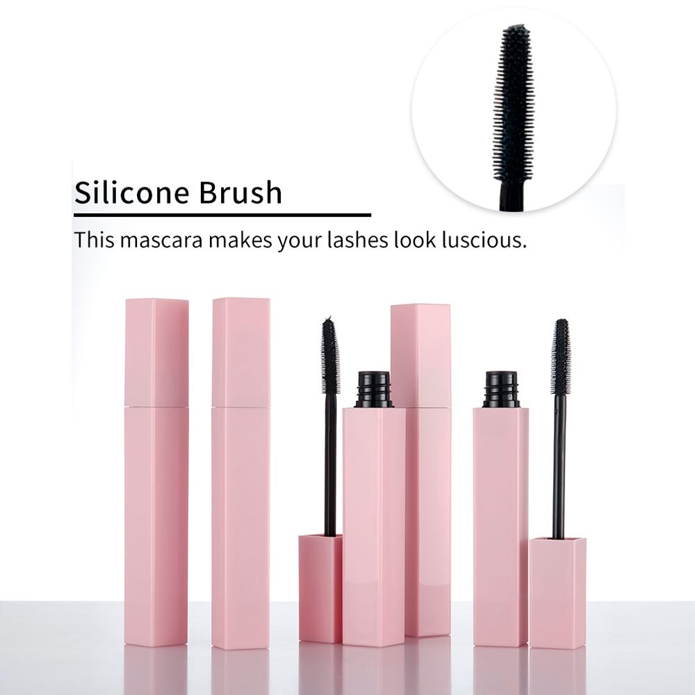 Pink Square Tube Neutral No Logo Long And Thick Waterproof Mascara