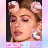6 Colors Jelly Highlighter Eyeshadow Stick